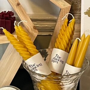 Spiral table candle (pack of 3)