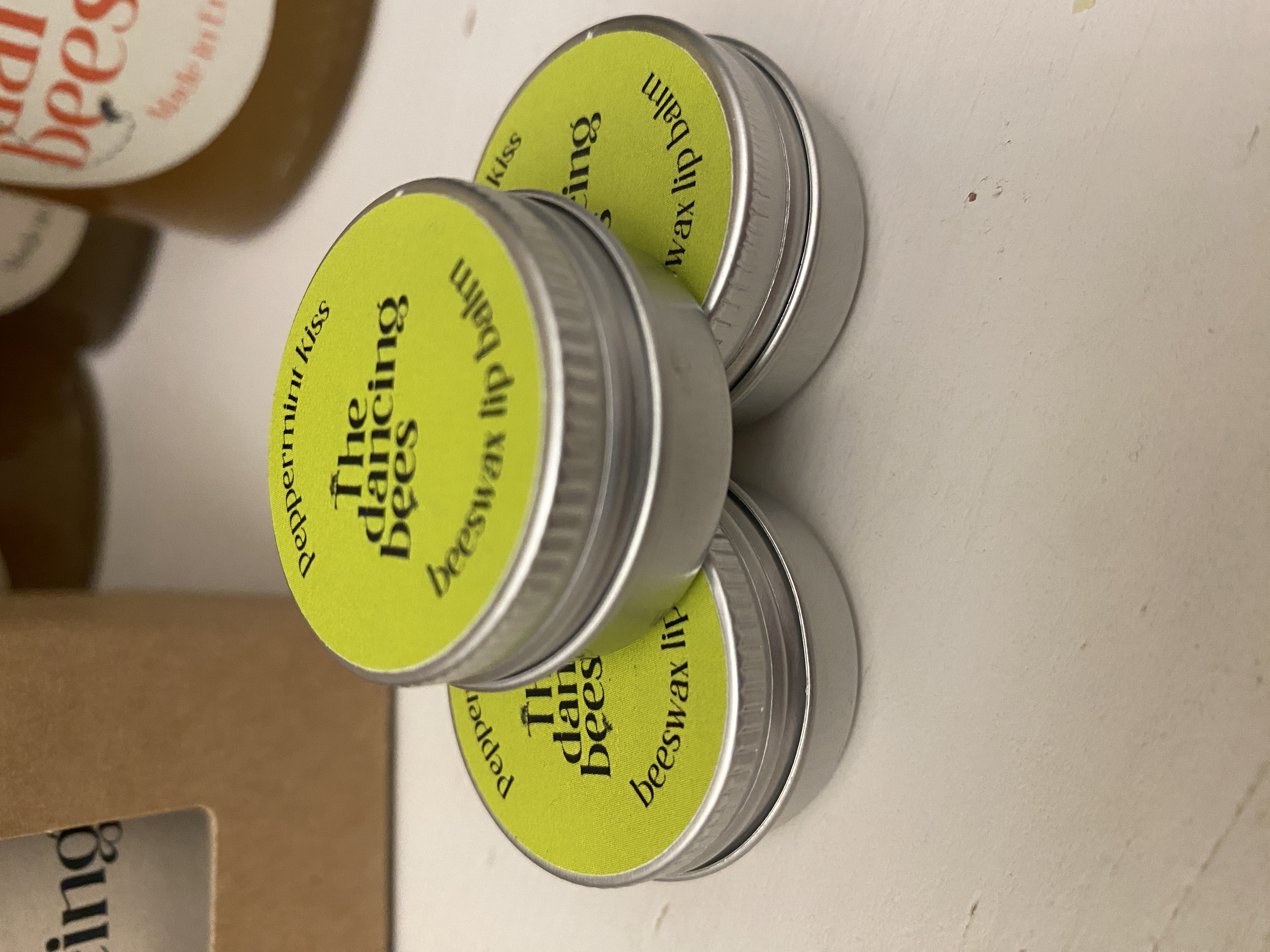 Peppermint kiss lip balm